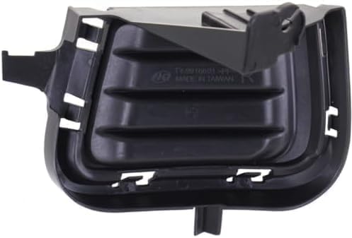 Set Of 2 Front Fog Light Cover Textured Plastic Left Driver & Right Passenger Side Direct Replacement Compatible With 2012-2014 Toyota Prius C TO1039164 TO1038164