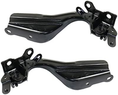 Set of 2 Front Hood Hinge Assembly Steel Left Driver & Right Passenger Side Direct Replacement Compatible with 2012-2016 Subaru Impreza / 2013-2016 XV Crosstrek SU1236109 SU1236108