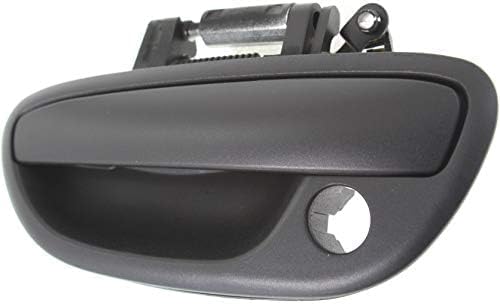 Front Exterior Door Handle Textured with Keyhole Left Driver Side Direct Replacement Compatible with 2005-2009 Subaru Legacy/Outback 61021AG03ANN