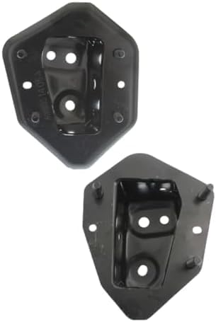 Set of 2 Front Bumper Bracket Steel Left Driver & Right Passenger Side Direct Replacement Compatible with 2012-2019 Nissan Versa NI1067142 NI1066142 G51149KKMA G51159KKMA