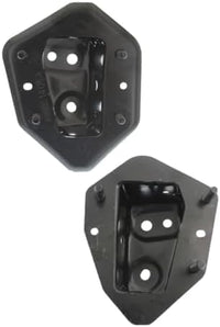 Set of 2 Front Bumper Bracket Steel Left Driver & Right Passenger Side Direct Replacement Compatible with 2012-2019 Nissan Versa NI1067142 NI1066142 G51149KKMA G51159KKMA