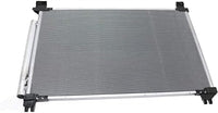 Front A/C Condenser Aluminum Core Direct Replacement Compatible With 2014-2019 Toyota Highlander TO3030327 884600E070