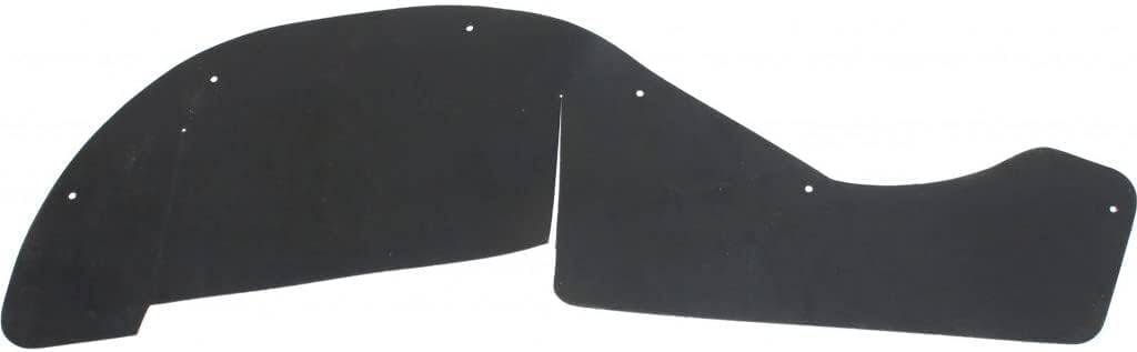 Set Of 2 Front Fender Liner Left Driver & Right Passenger Side Direct Replacement Compatible With 1994-2004 Chevrolet S10 / GMC Sonoma GM1251130 GM1250130 15679118 15679117