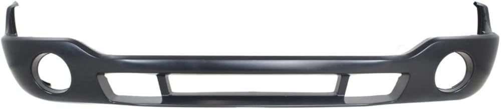 AUTOS PARTS PLUS Front Bumper Chrome Steel With Brackets + Lower Valance Primed + Fog Lights Left & Right Side Direct Replacement Compatible With 2003-2006 GMC Sierra 1500 2500 HD 3500 GM2592154