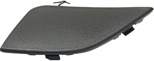 Set Of 2 Front Bumper Tow Hook Cover Access Hole Textured Left Driver & Right Passenger Side Direct Replacement Compatible With 2016-2018 Toyota RAV4 TO1029107 TO1029108