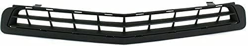 Front Upper Textured & Lower Grille Primed Shell and Insert Plastic Direct Replacement Compatible With Chevrolet Camaro 2010-2013 92243533 92228228 GM1200620 GM1036125
