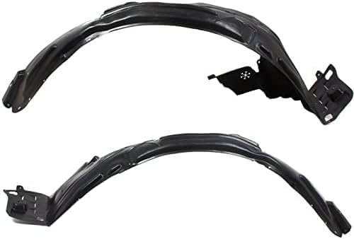 Set Of 2 Front Fender Liner Right Passenger & Left Driver Side Direct Replacement Compatible With 2008-2010 Honda Odyssey HO1249128 HO1248128 74101SHJA01 74151SHJA01