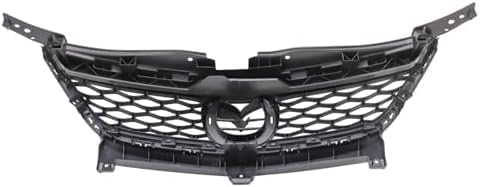 Front Upper Grille Chrome Shell And Insert Without Logo Direct Replacement Compatible With 2010-2012 Mazda CX-9 MA1200190 TE6950710B