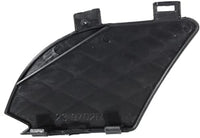 Set Of 2 Front Fog Lamp Outer Cover Primed Plastic Right Passenger & Left Driver Side Direct Replacement Compatible With 2000-2003 Mercedes Benz E-Class MB1039102 MB1038102