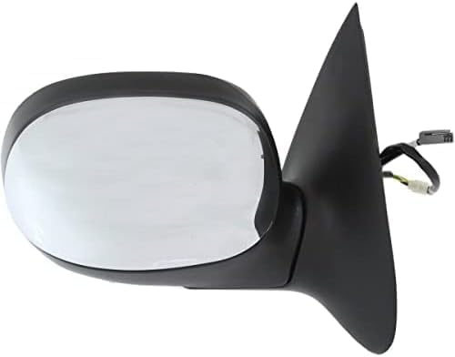Set of 2 Front Power Mirror Manual Folding Non-Heated Chrome Right Passenger & Left Driver Side Direct Replacement Compatible With 1997-1999 Ford F-250/1997-2004 F-150 FO1320138