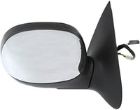Set of 2 Front Power Mirror Manual Folding Non-Heated Chrome Right Passenger & Left Driver Side Direct Replacement Compatible With 1997-1999 Ford F-250/1997-2004 F-150 FO1320138