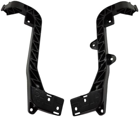 Set of 2 Front Radiator Support Lower Bracket Plastic Left Driver & Right Passenger Side Direct Replacement Compatible with 2012-2016 Mercedes Benz GL-Class / 2016-2019 GLE-Class