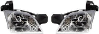 Set Of 2 Front Head Light Assembly Left Driver & Right Passenger Side Direct Replacement Compatible With 1997-2005 Chevrolet Venture GM2503175 GM2502175 10368389 10368388