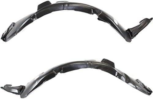 Set Of 2 Front Fender Liner Right Passenger & Left Driver Side Direct Replacement Compatible With 2010-2013 Kia Forte KI1249113 KI1248113 868121M000 868111M000