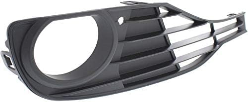 Set Of 2 Front Fog Lamp Molding Textured Right Passenger & Left Driver Side Direct Replacement Compatible With 2012-2015 BMW 3 Series BM1039129 BM1038129 51117255368 51117255369