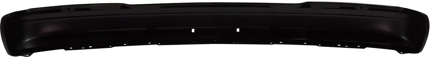 Front Bumper Primed Steel Without Pad Holes Direct Replacement Compatible With 1996-2002 Chevrolet Express/GMC Savana Van 1500/2500 / 3500 GM1002810 15075738