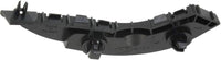 Front Bumper Bracket Plastic Right Passenger Side Direct Replacement Compatible With 2006-2011 Honda Civic HO1043114 71193SNAA02