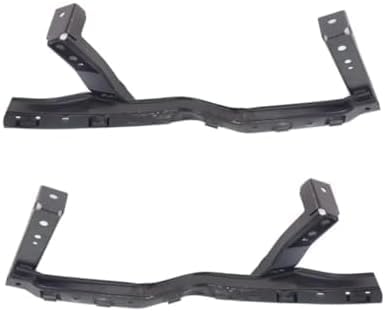 Set Of 2 Front Bumper Cover Support Bracket Steel Left Driver & Right Passenger Side Direct Replacement Compatible With 2016-2022 Honda Pilot / 2017-2020 Honda Ridgeline