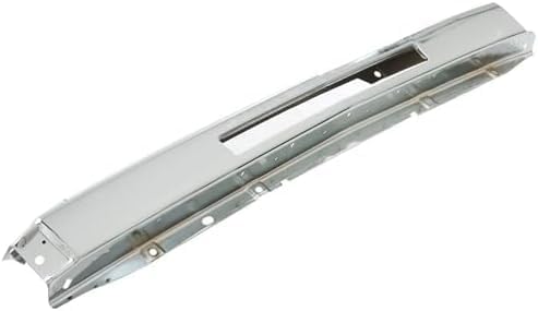 Front Bumper Impact Bar Chrome + Lower Valance Textured + End Caps Plastic Left Driver & Right Passenger Side Direct Replacement Compatible With 2009-2013 Chevrolet Silverado 1500