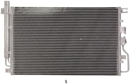 Front AC Condenser Aluminum Core Direct Replacement Compatible With 2007-2009 Suzuki XL-7/2008-2017 Chevrolet Equinox / 2008-2009 Pontiac Torrent / 2010-2017 GMC Terrain GM3030284