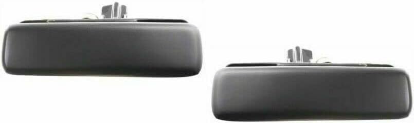 Set of 2 Front Exterior Door Handle Outside Primed Left Driver & Right Passenger Side Direct Replacement Compatible with 1985-2005 Chevrolet Astro GMC Safari / 1990-1996 Trans Sport