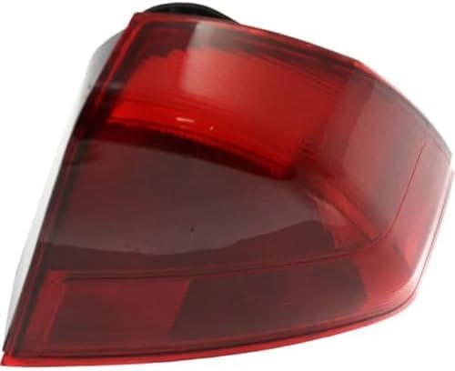 Set Of 2 Tail Light Outer Assembly Plastic Left Driver & Right Passenger Side Direct Replacement Compatible With 2001-2003 Acura EL / 2001-2002 Honda Civic HO2801133 HO2800133