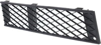 Set Of 2 Front Bumper Outer Grille Textured Plastic Right Passenger & Left Driver Side Direct Replacement Compatible With 2009-2012 BMW 7-Series BM1039115 BM1038115 51117184150
