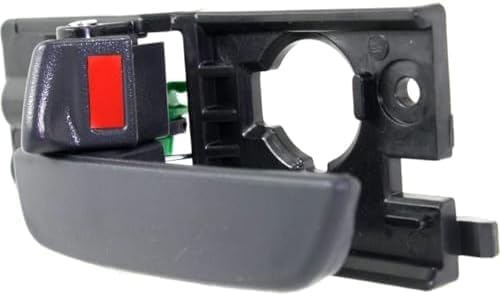 Front Interior Door Handle Gray Plastic Left Driver Side Direct Replacement Compatible with 2006-2011 Hyundai Accent HY1352120 826101E000FZ