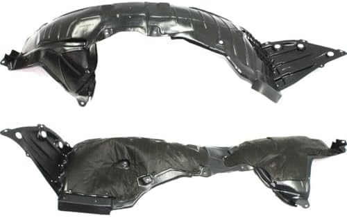 Set Of 2 Front Fender Liner Right Passenger & Left Driver Side Direct Replacement Compatible With 2013 Nissan Altima NI1249131 NI1248131 638403TA0A 638413TA0A