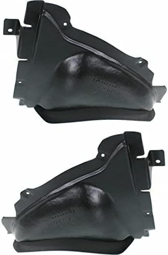 Set of 2 Front Engine Splash Shield Under Cover Right Passenger & Left Driver Side Direct Replacement Compatible with 2011-2016 BMW 5-Series BM1228155 BM1228154 51757312829