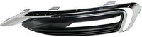 Set Of 2 Front Fog Light Molding Textured With Chrome Trim Left Driver & Right Passenger Side Direct Replacement Compatible With 2018-2021 Buick Enclave GM1038223 GM1039223