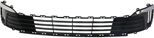 Front Bumper Grille Plastic Direct Replacement Compatible With 2016-2017 Kia Rio KI1036138 865601W500