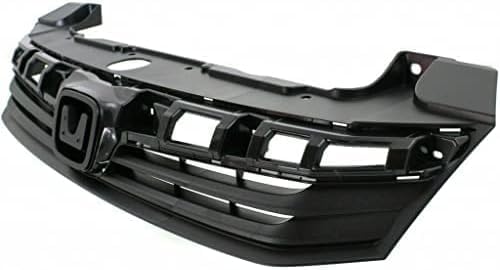 Front Grille Assembly Primed Shell And Insert Direct Replacement Compatible With 2012 Honda Civic HO1200206 71121TR0A01