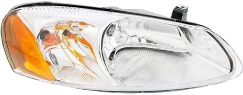 Set Of 2 Front Headlights Assembly Right Passenger & Left Driver Side Direct Replacement Compatible With 2001-2003 Chrysler Sebring / 2001-2006 Dodge Stratus CH2503143 CH2502143