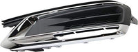 Set Of 2 Front Fog Light Cover Plastic Left Driver & Right Passenger Side Direct Replacement Compatible With 2015 Chevrolet Cruze / 2016 Cruze Limited GM1039184 GM1038184