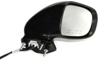 Set Of 2 Front Power Mirror Manual Folding Heated Primed Plastic Left Driver & Right Passenger Side Direct Replacement Compatible With 2009-2013 Lexus IS250 / IS350