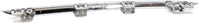 Rear Bumper Molding Chrome Right Passenger Side Direct Replacement Compatible With 2015-2018 Mercedes Benz C300 MB1147117 2058850621