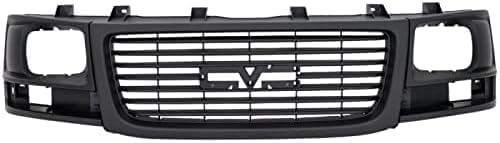 Front Grille Textured Shell And Insert With Sealed Beam Headlight Direct Replacement Compatible With 2003-2021 Chevrolet Express/GMC Savana 1500 2500 3500 GM1200531 22881262