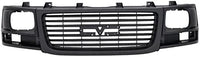 Front Grille Textured Shell And Insert With Sealed Beam Headlight Direct Replacement Compatible With 2003-2021 Chevrolet Express/GMC Savana 1500 2500 3500 GM1200531 22881262