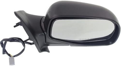 Set of 2 Front Power Mirror Manual Folding Non-Heated Textured Right Passenger & Left Driver Side Direct Replacement Compatible With 1993-2005 Ford Ranger FO1320206 FO1321206