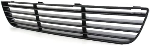 Front Bumper Center Grille Textured Plastic Direct Replacement Compatible With 2005-2010 Chevrolet Cobalt GM1200548 15276074