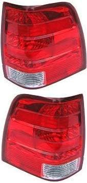 Set of 2 Tail Lights Lens And Housing Right Passenger & Left Driver Side Direct Replacement Compatible With 2003-2006 Ford Expedition FO2801166 FO2800166 2L1Z13404AB 2L1Z13405AB
