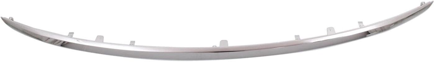 Front Upper Grille Molding Chrome Steel Direct Replacement Compatible With 2012-2014 Honda CR-V HO1217107 71122T0GA01