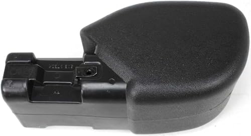 Set Of 2 Front Bumper End Cap Primed Plastic Left Driver & Right Passenger Side Direct Replacement Compatible With 1997-2006 Jeep Wrangler CH1005128 CH1004128 55155756AB 55155757AB