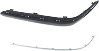 Front Bumper Molding Primed Left Driver Side Direct Replacement Compatible With 2001-2007 Mercedes Benz C-Class MB1058104 2038852121