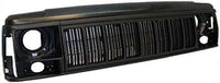 Front Header Panel + Grille + Headlight Door Bezel Primed Left Driver & Right Passenger Side Direct Replacement Compatible With 1991-1996 Jeep Cherokee CH1220107 CH1200177 CH2512124