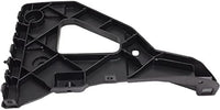 Set Of 2 Front Bumper Bracket Plastic Right Passenger & Left Driver Side Direct Replacement Compatible With 2005-2011 Audi A6 Quattro AU1067100 AU1066100 4F0807228 4F0807227