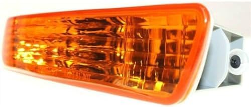Set Of 2 Front Turn Signal Lamps Plastic Left Driver & Right Passenger Side Direct Replacement Compatible With 1994-1995 Honda Accord HO2531107 HO2530106 33300SV4A01 33350SV4A01