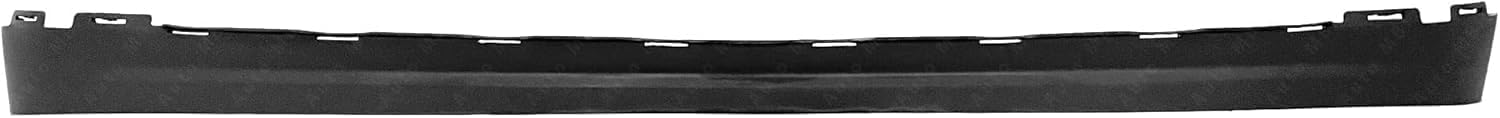 Front Bumper Impact Bar Steel + Lower Valance Air Deflector + Extension Textured + End Caps Left & Right Side Direct Replacement Compatible With 2007-2013 Chevrolet Silverado 1500