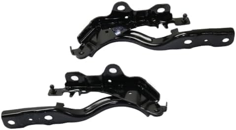 Set Of 2 Front Hood Hinge Assembly Steel Left Driver & Right Passenger Side Direct Replacement Compatible With 2015-2019 Hyundai Sonata HY1236163 HY1236164 79120C2000 79120C1000